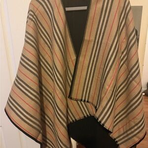 Burberry Icon black Reversible cape